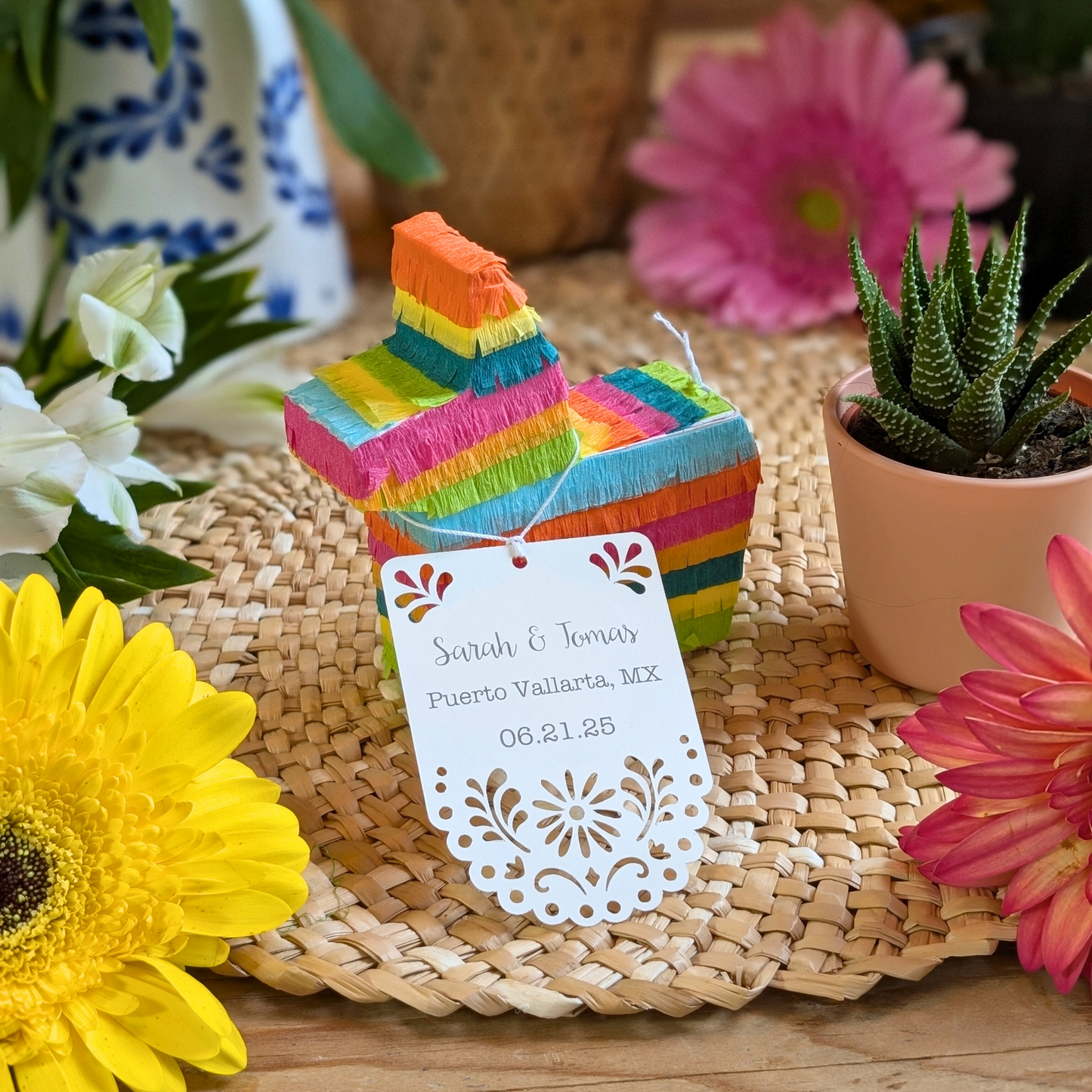Custom Wedding Favor Gift Tags