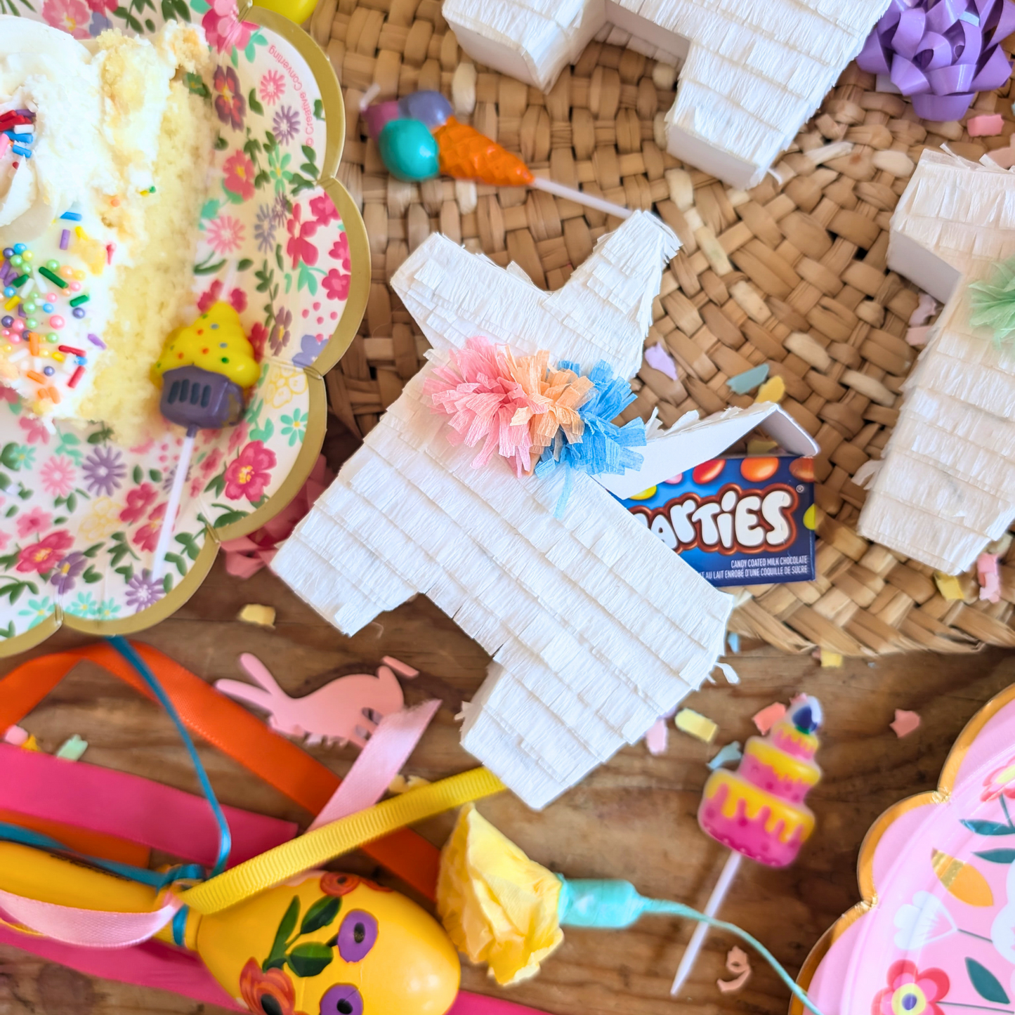 Mini Fiesta Donkey Pinata Favors | Set of 3