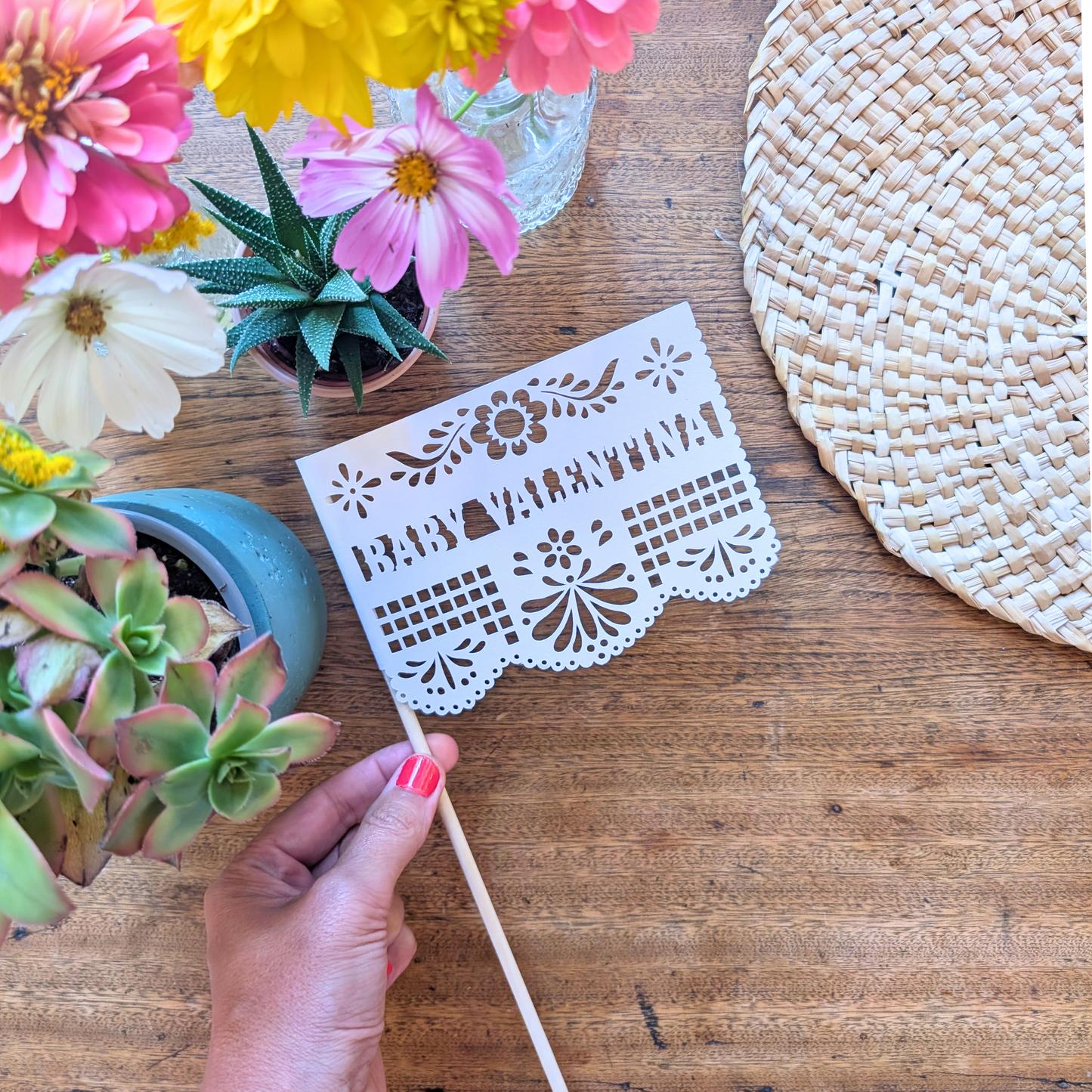 Personalized Cielito Lindo Baby Shower Table Decorations