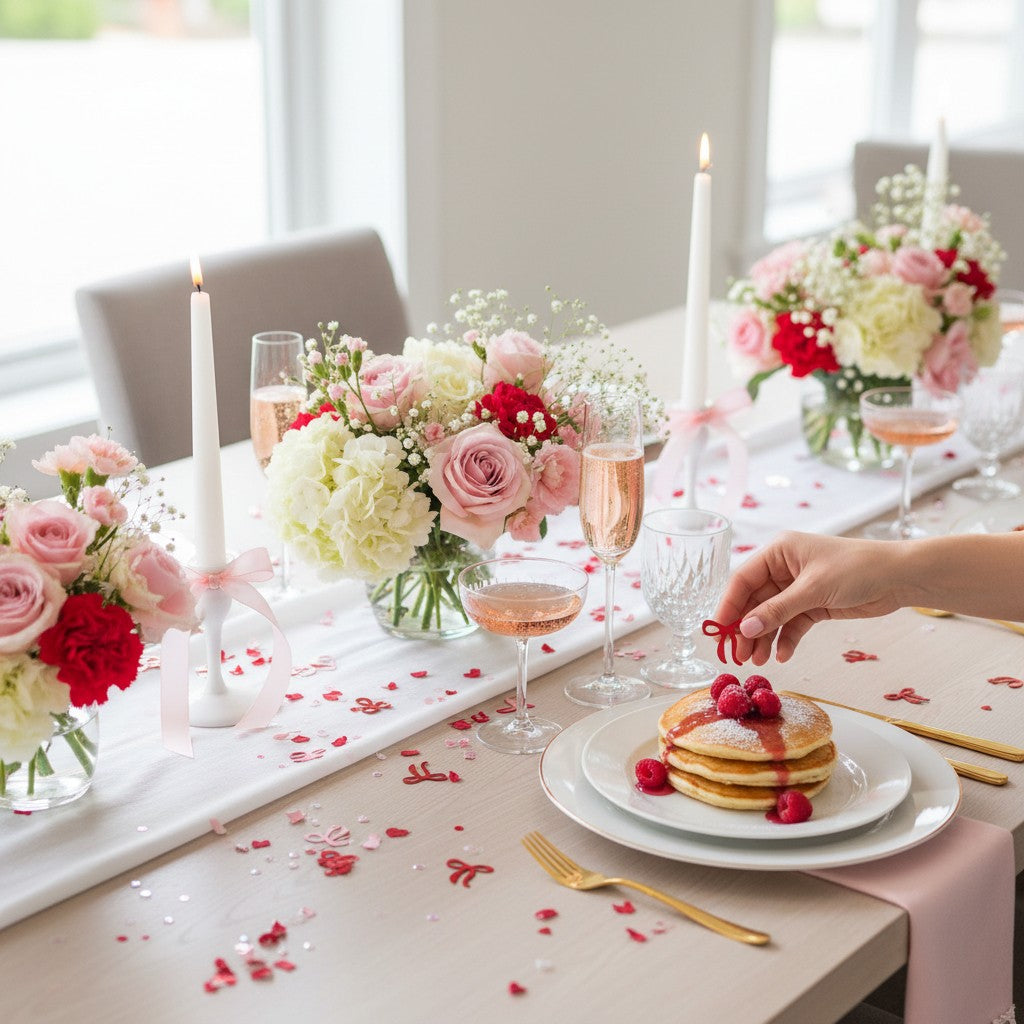 Coquette Valentine's Bow Confetti