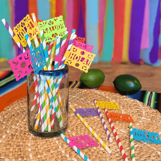 Fiesta Party Paper Straws - Lula Flora