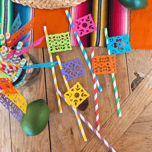 Fiesta Party Paper Straws - Lula Flora