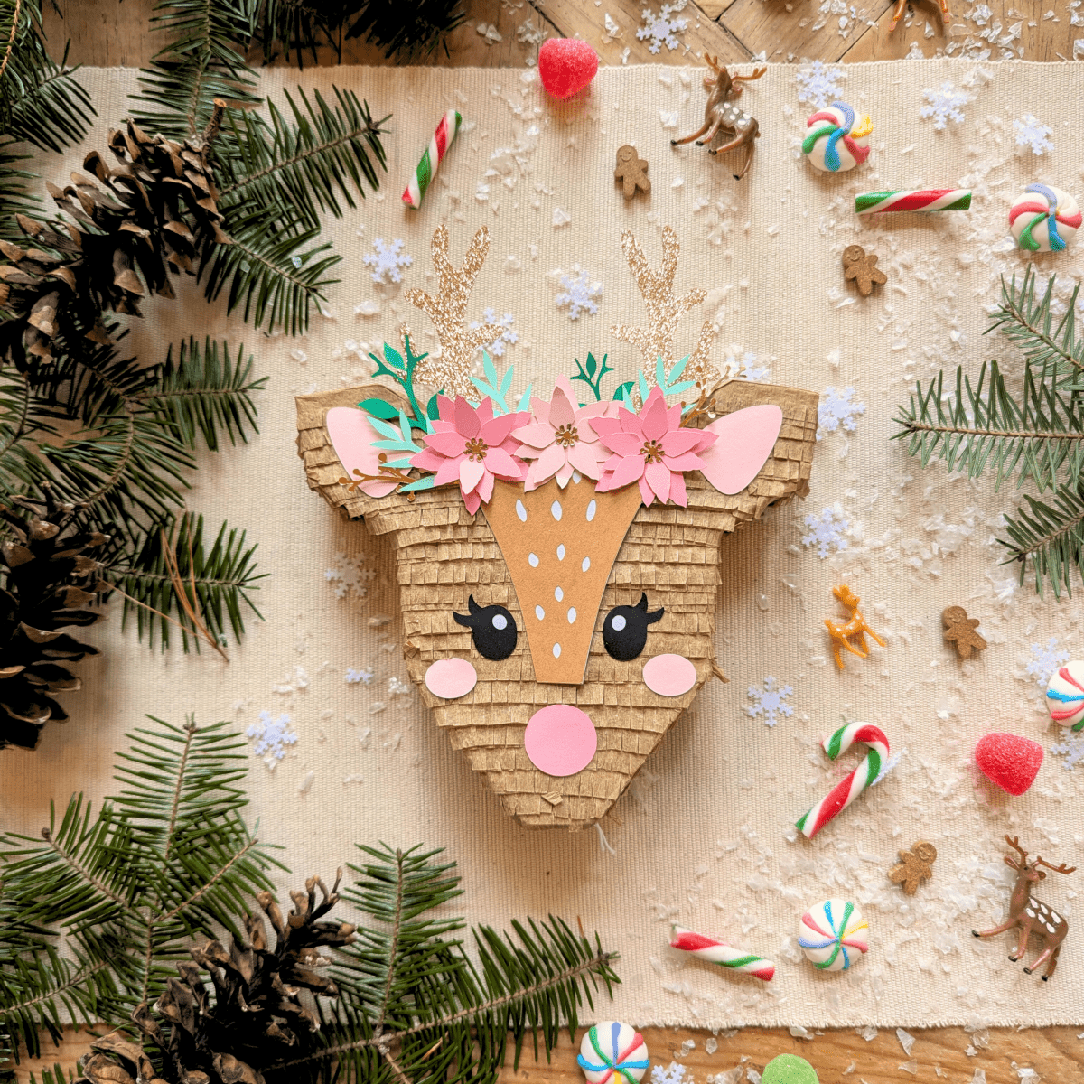 Holiday Reindeer Gift Card Holder - Lula Flora