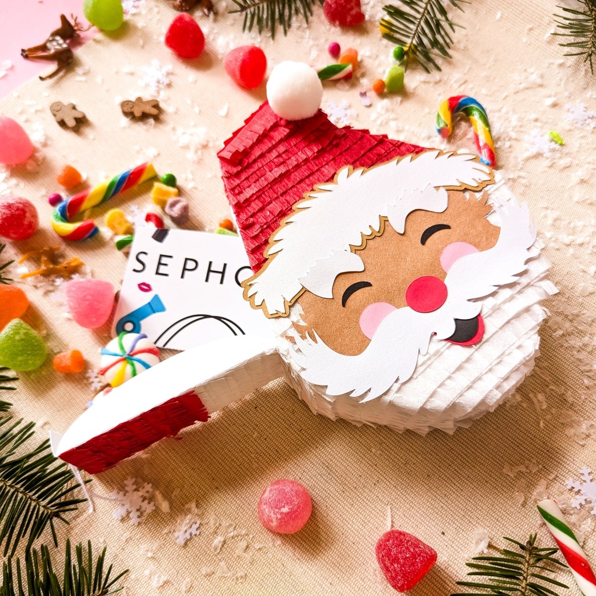 Jolly Santa Christmas Gift Box - Medium - Lula Flora