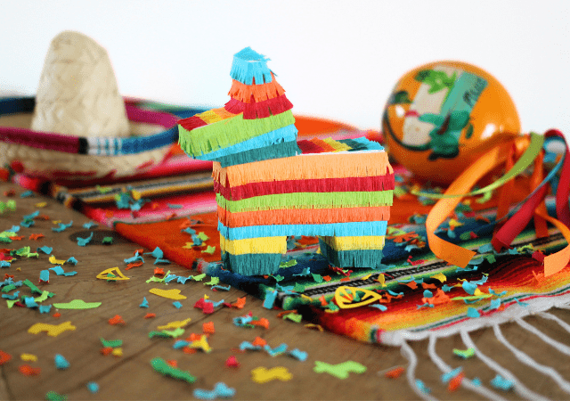 Mini Donkey Piñata Party Favors - Bright Boy Mix | Set of 3 - Lula Flora