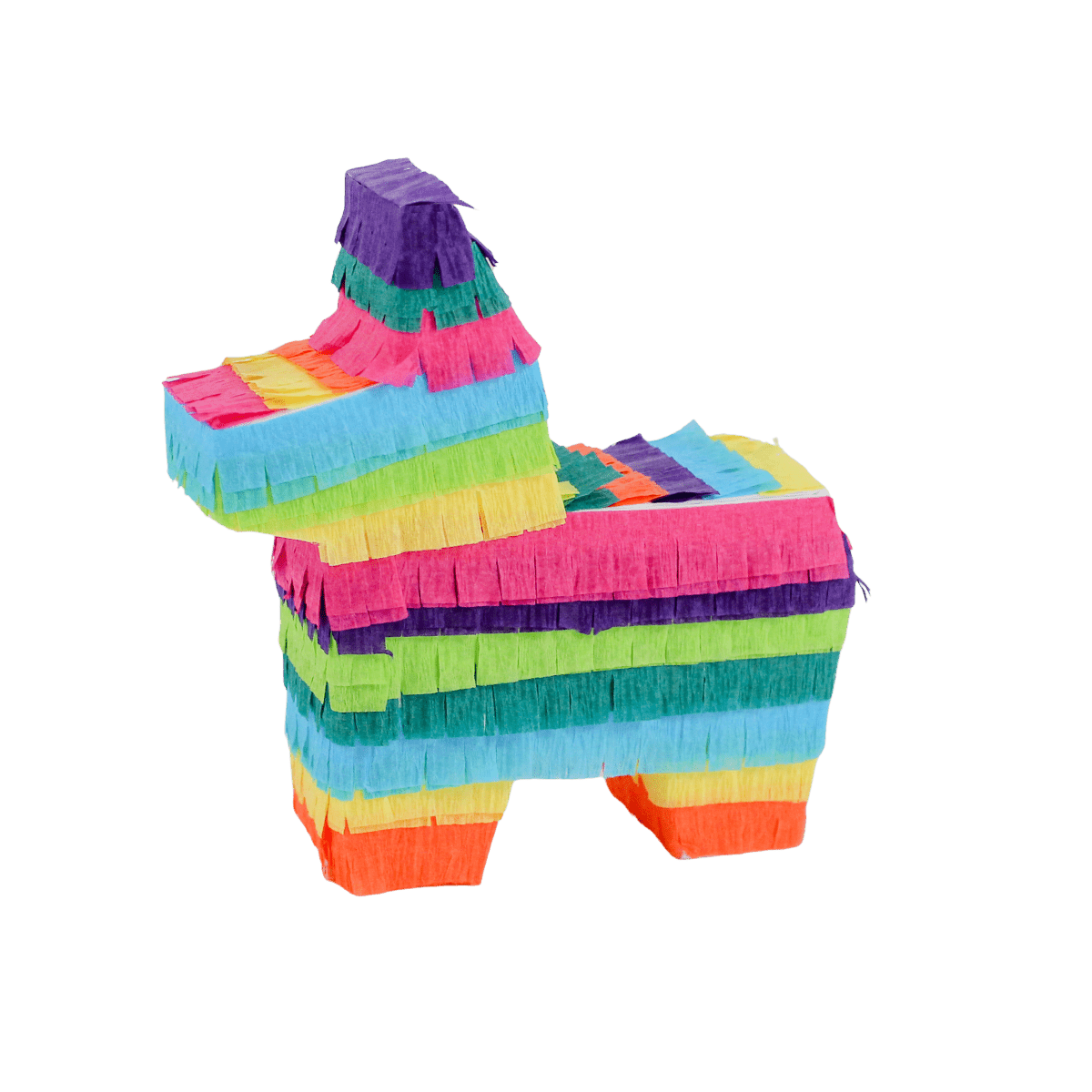 Mini Donkey Piñata Party Favors - Purple Bright Mix | Set of 3 - Lula Flora