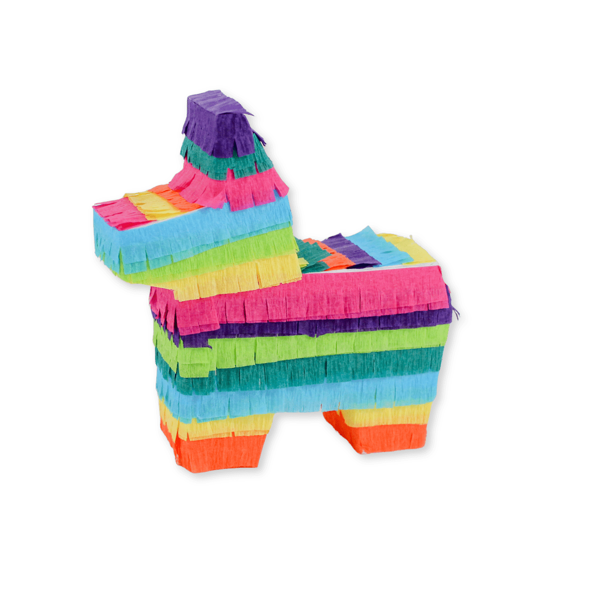 Mini Donkey Piñata Party Favors - Purple Bright Mix | Set of 3 - Lula Flora