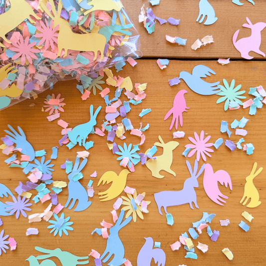 Pastel Fiesta Confetti - Otomi Animals - Lula Flora