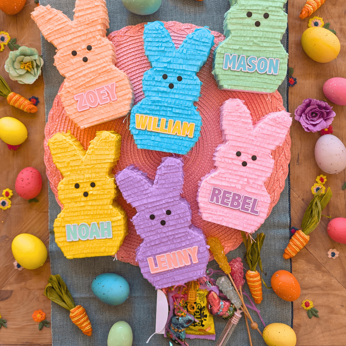Personalized Easter Peeps Bunnies - Lula Flora