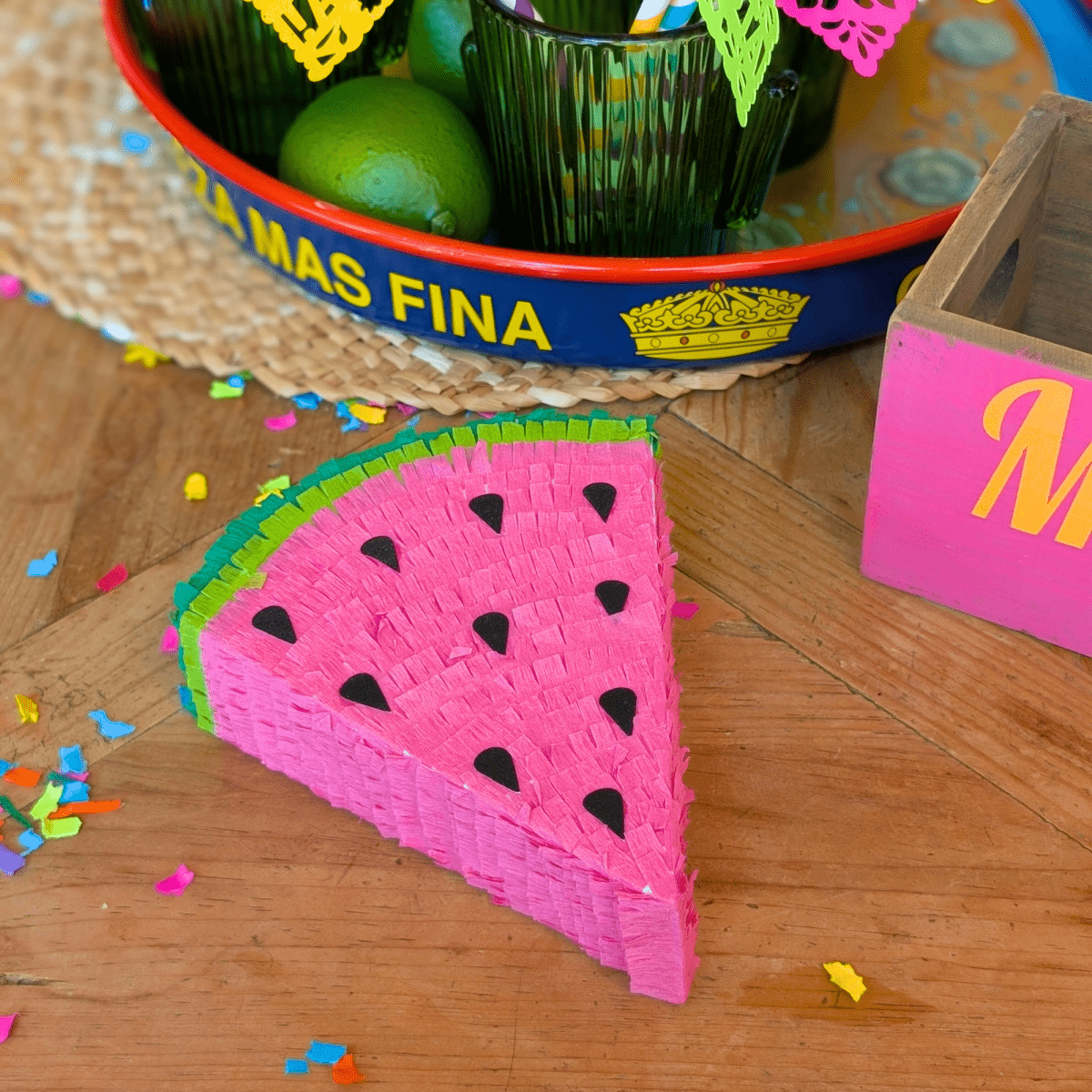 Watermelon Party Favor Piñata - Lula Flora