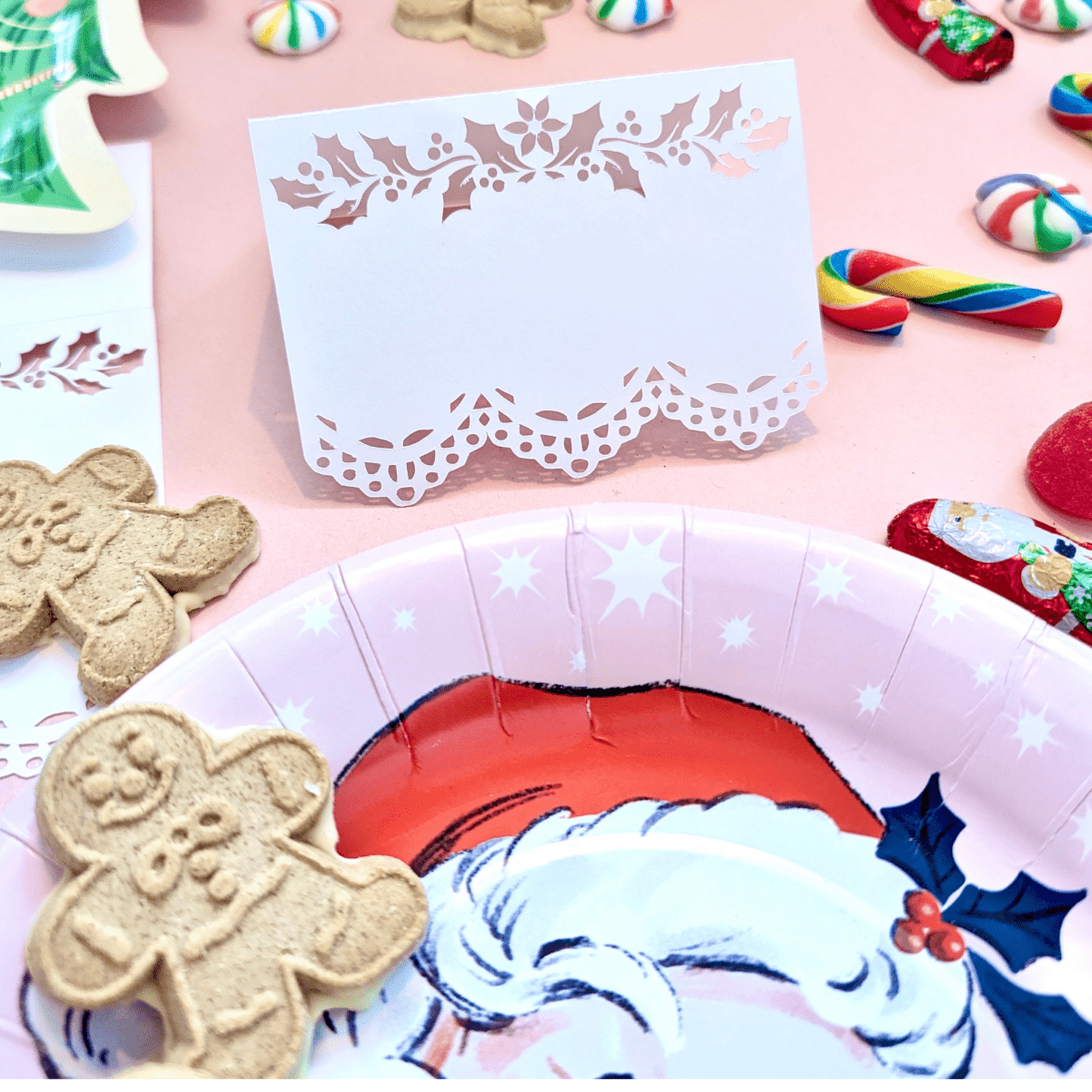 Winter Wedding Holiday Place Cards (12) - Lula Flora