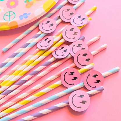 One Cool Babe Party Straws