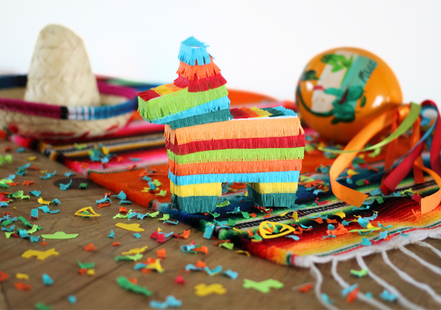 Mini Donkey Piñata Party Favors - Bright Boy Mix | Set of 3