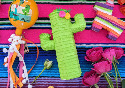 Mini Cactus Party Favor Piñata - Lime | Set of 3