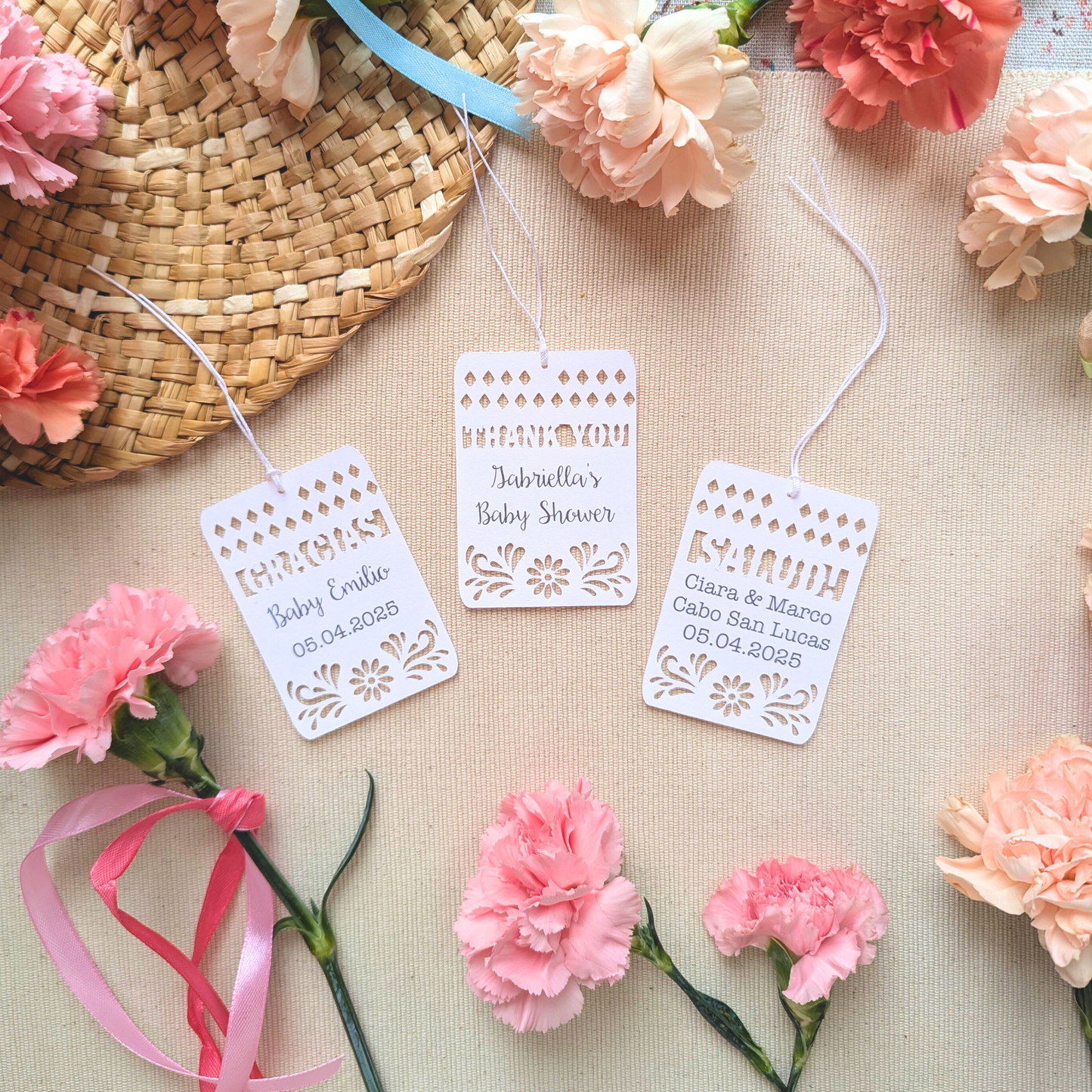 Custom Papel Picado Gift Tags