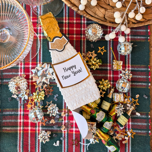 Personalized New Years Champagne Party Favors