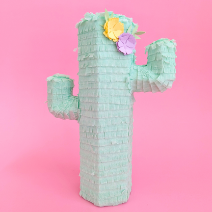 Mini Cactus Party Favor Piñata - Mint | Set of 3