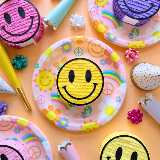 Smiley Face Mini Piñata Party Favor