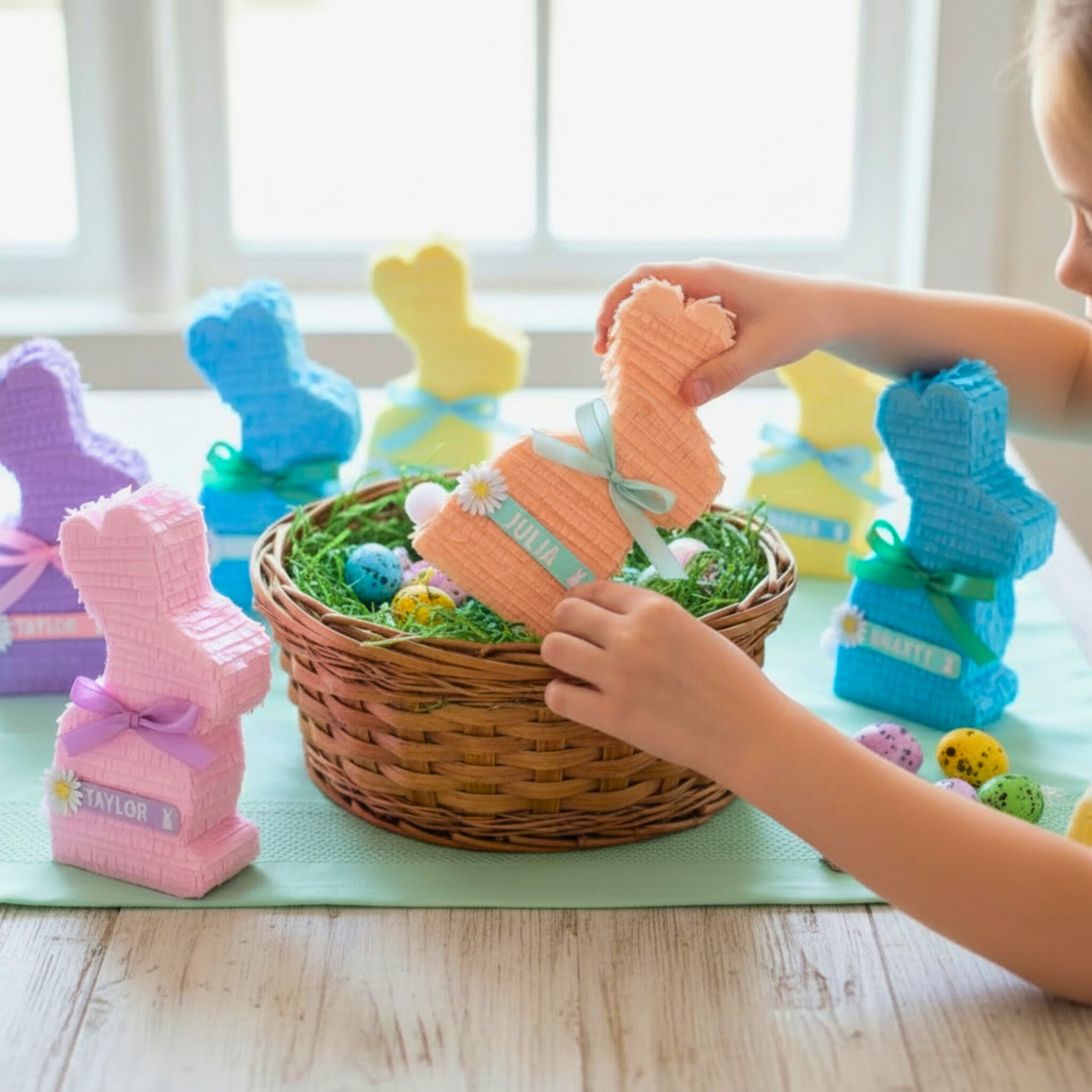 Personalized Easter Bunny Mini Piñata Gift Box - Lula Flora