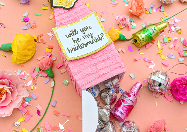 Pink Champagne Bridesmaid Proposal Box