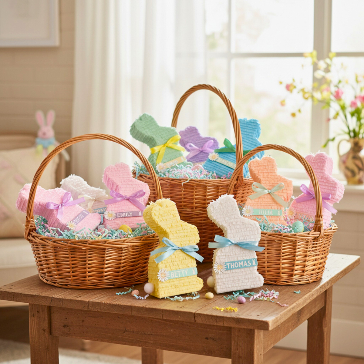 Personalized Easter Bunny Mini Piñata Gift Box - Lula Flora
