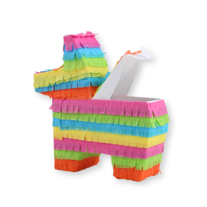 Mini Donkey Piñata Party Favors - Bubblegum Mix | Set of 3