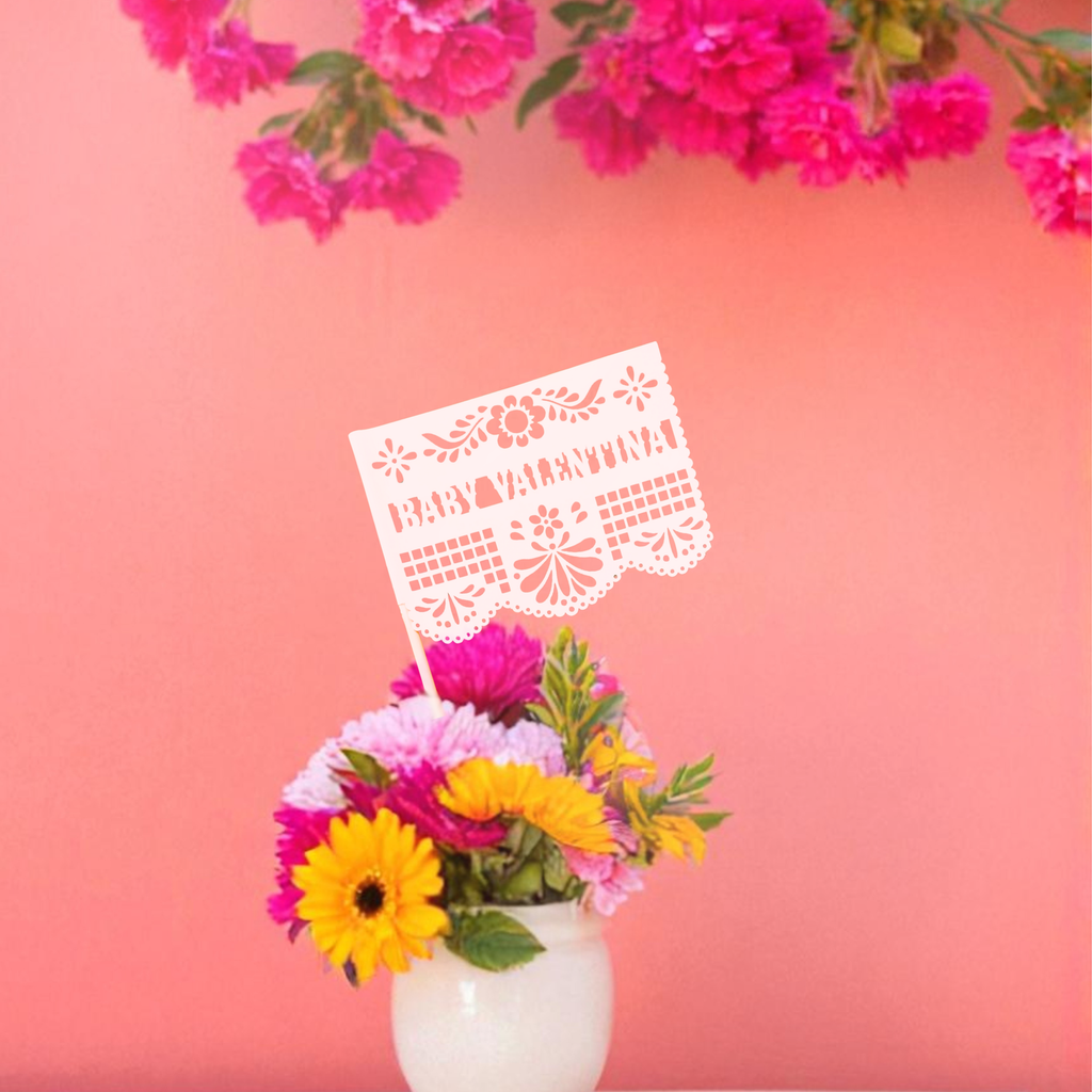 Décorations de table personnalisées pour baby shower Cielito Lindo