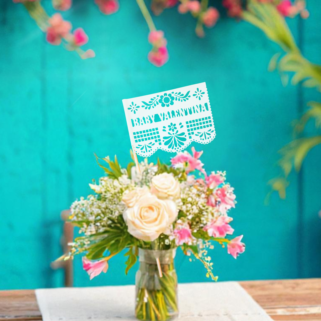 Décorations de table personnalisées pour baby shower Cielito Lindo