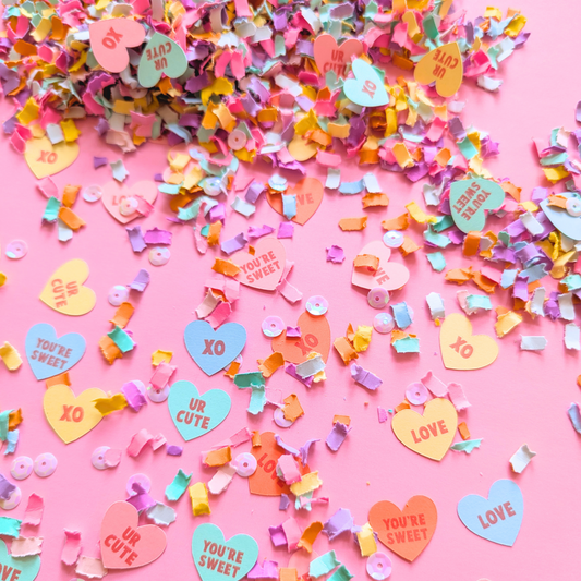 Candy Heart Valentine's Confetti