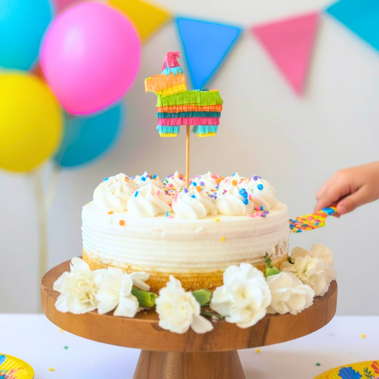 Mini Donkey Piñata Cake Topper | Mixed Brights