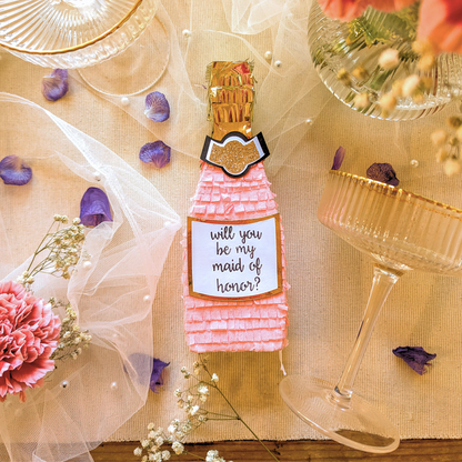 Pink Champagne Bridesmaid Proposal Box