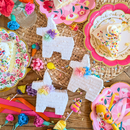Mini Fiesta Donkey Pinata Favors | Set of 3