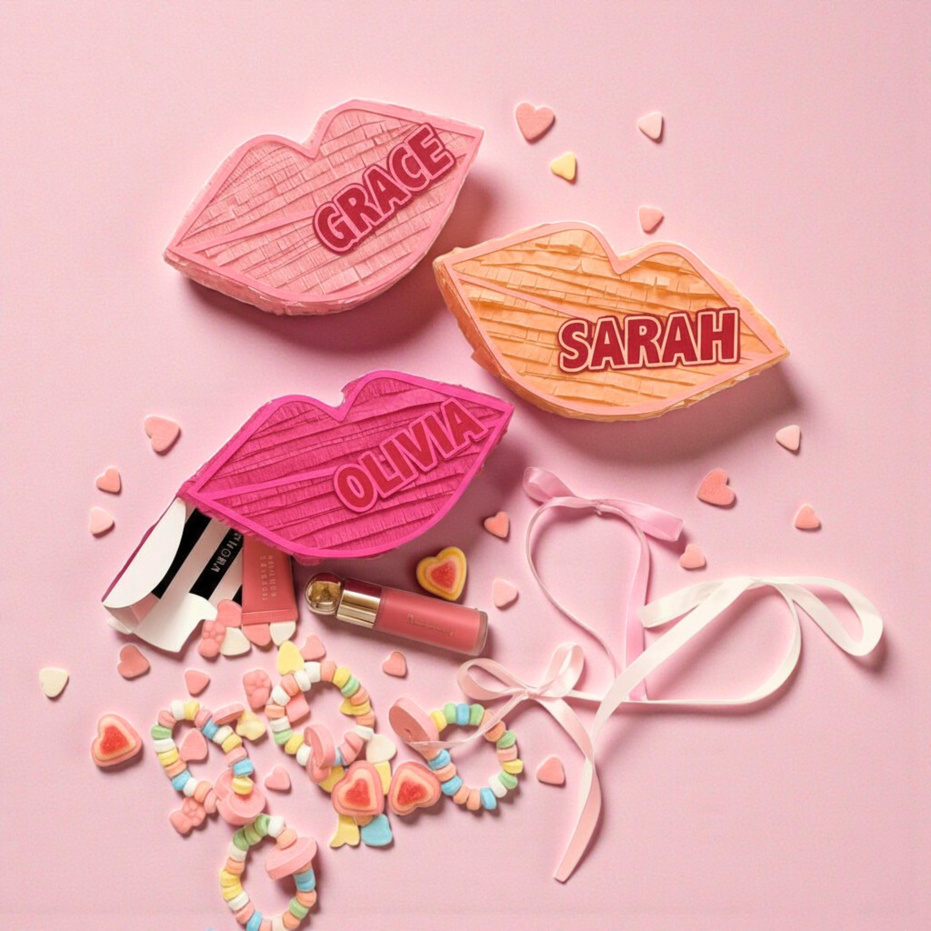 Personalized Valentine's Day Lip Gift Box