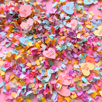 Candy Heart Valentine's Confetti