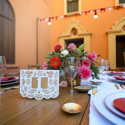 Spanish Tile Table Numbers