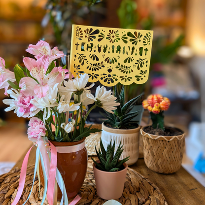 Personalized Cielito Lindo Baptism Flags