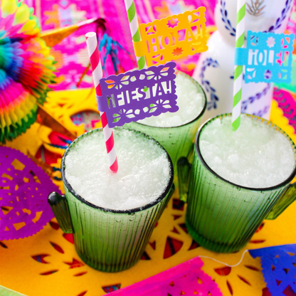 Fiesta Party Paper Straws | Set of 12