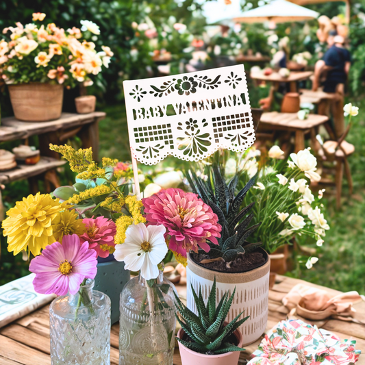 Personalized Cielito Lindo Baby Shower Table Decorations