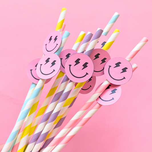 One Cool Babe Party Straws