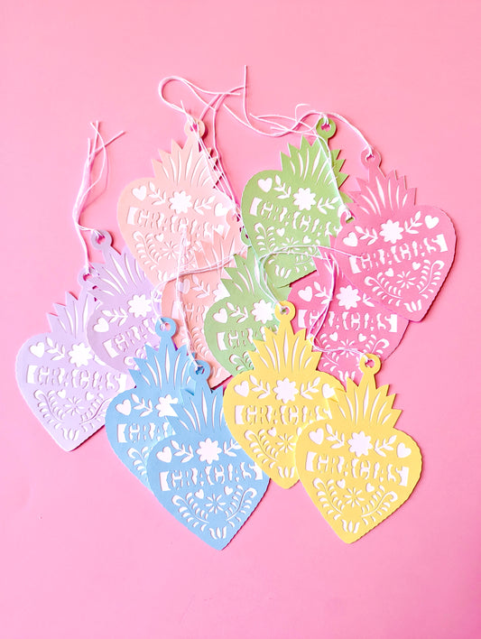 Corazon Thank You Tags | Set of 12