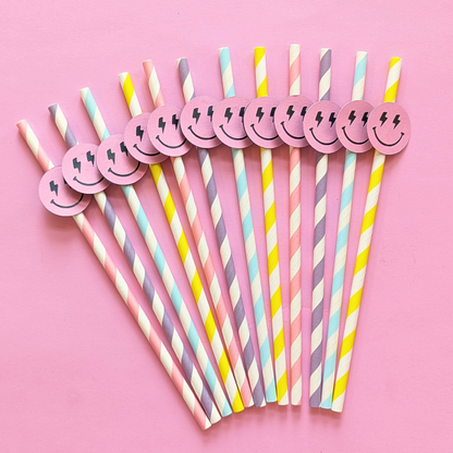 One Cool Babe Party Straws