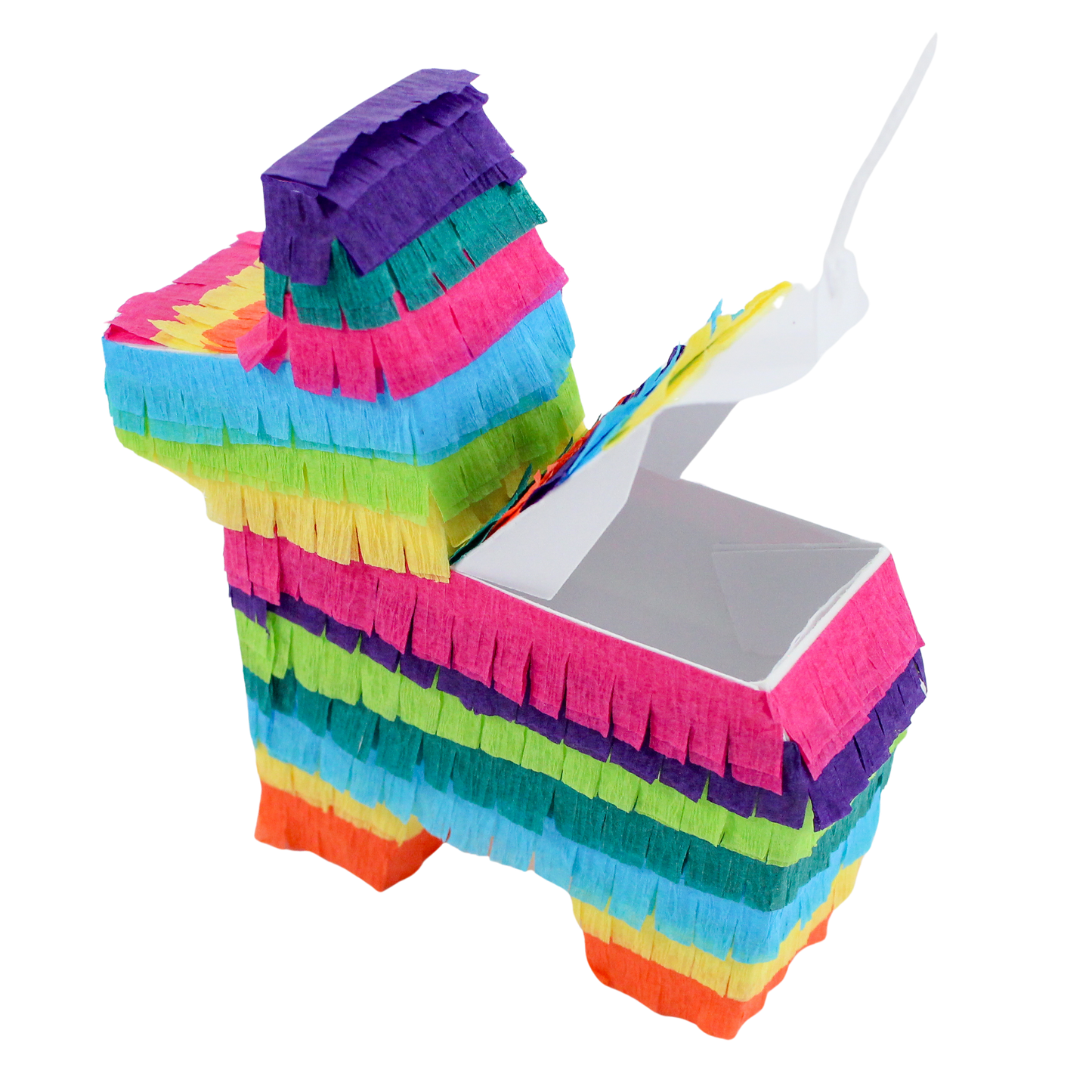 Mini Donkey Piñata Party Favors - Purple Bright Mix | Set of 3