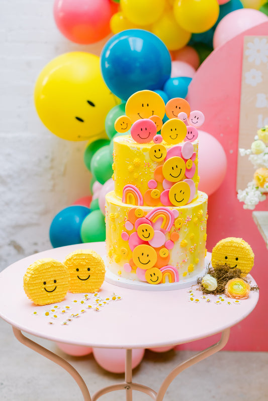 Smiley Face Mini Piñata Party Favor