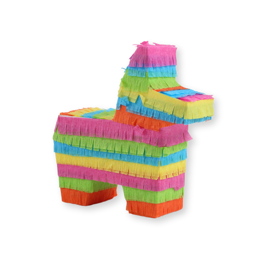 Mini Donkey Piñata Party Favors - Bubblegum Mix | Set of 3