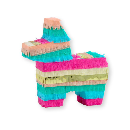 Mini Donkey Piñata Party Favors - Mermaid Mix | Set of 3