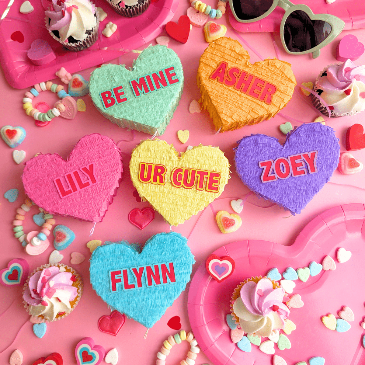 Candy Heart Valentine - Personalized - Lula Flora