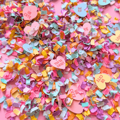 Candy Heart Valentine's Confetti - Lula Flora