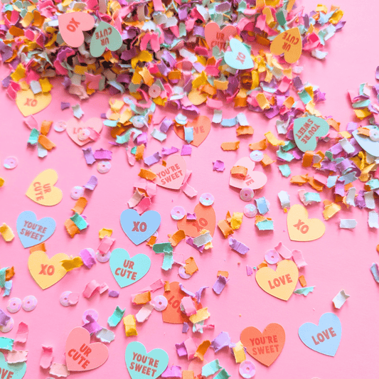 Candy Heart Valentine's Confetti - Lula Flora