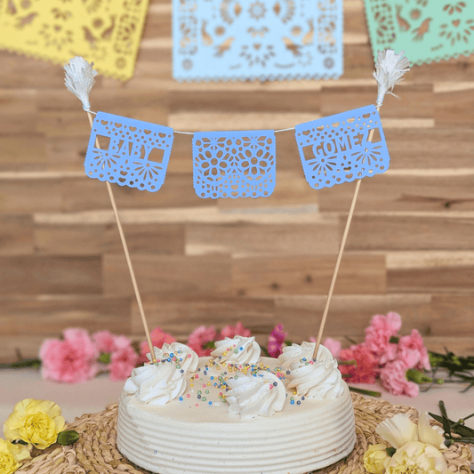Cielito Lindo Baby Shower Cake Topper - Pink/Girl - Lula Flora