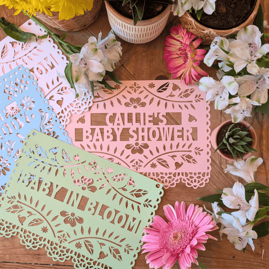 Custom Baby in Bloom Shower Banner - Lula Flora